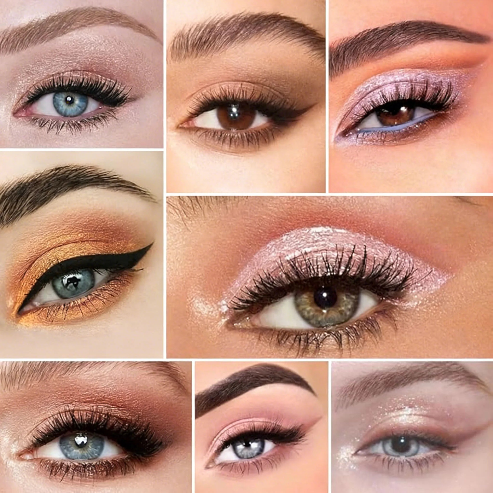 20-Color Multicolor Eyeshadow Palette Nude Earth Tones