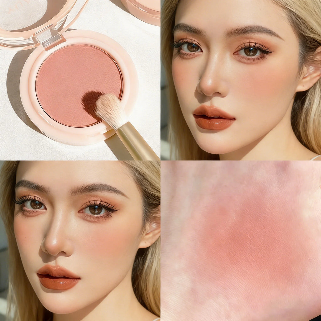 Daily Matte Blush Collection Natural Glow Buildable Cheek Color Long-Lasting