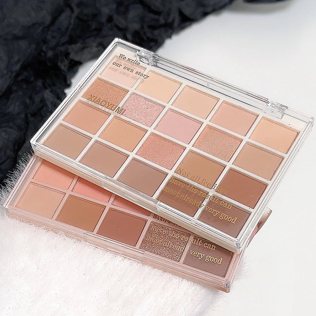 20-Color Multicolor Eyeshadow Palette Nude Earth Tones