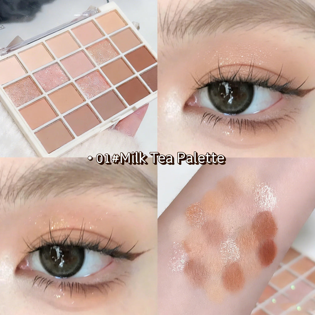 20-Color Multicolor Eyeshadow Palette Nude Earth Tones