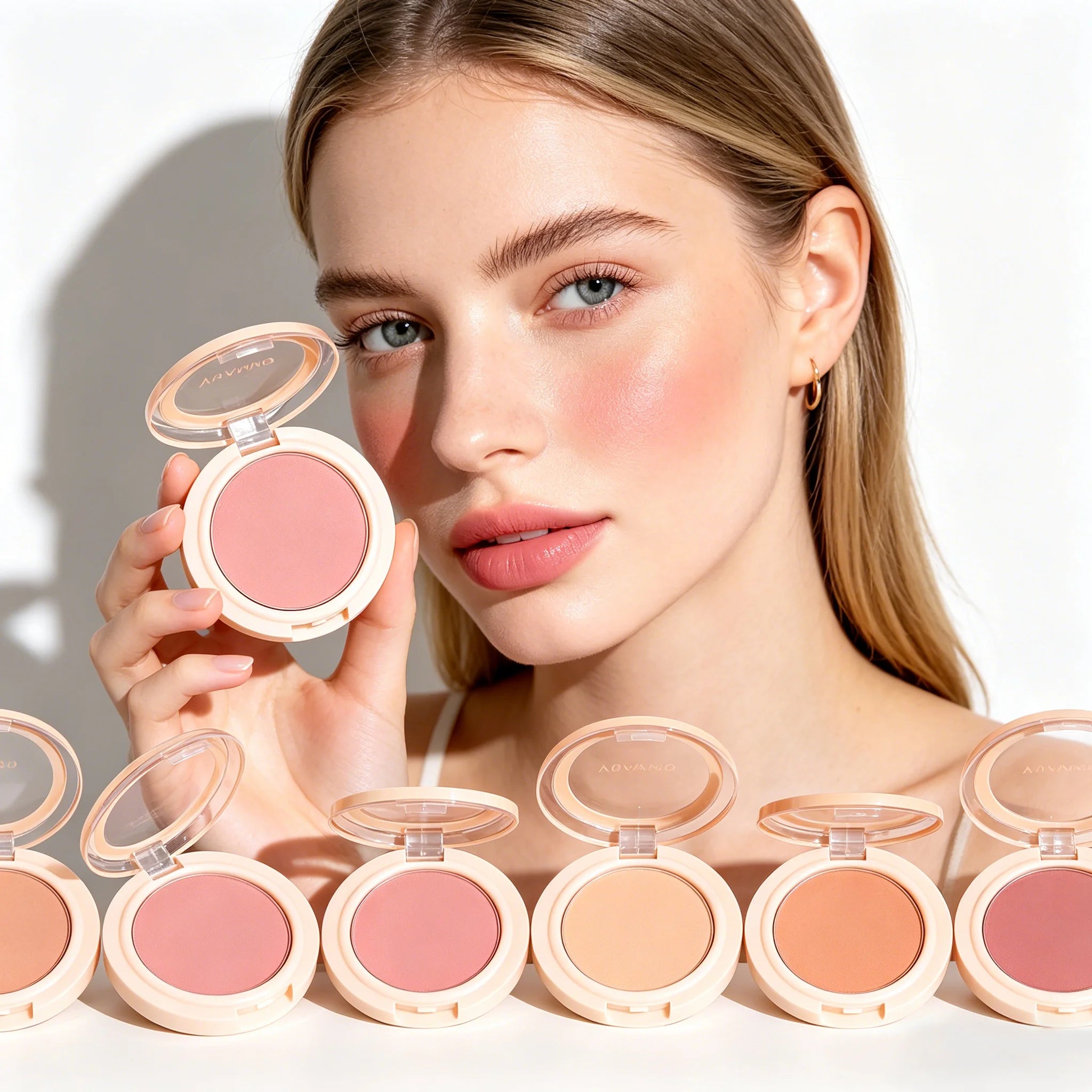 Daily Matte Blush Collection Natural Glow Buildable Cheek Color Long-Lasting