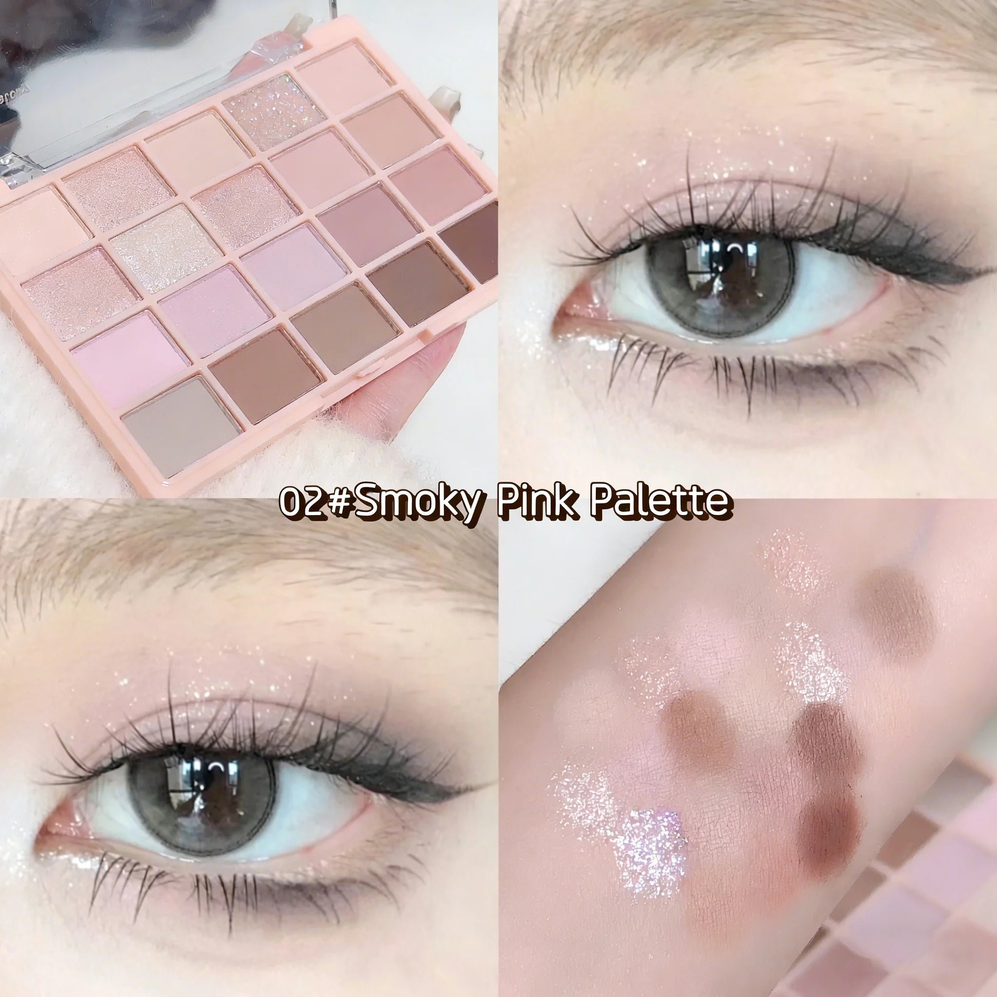 20-Color Multicolor Eyeshadow Palette Nude Earth Tones