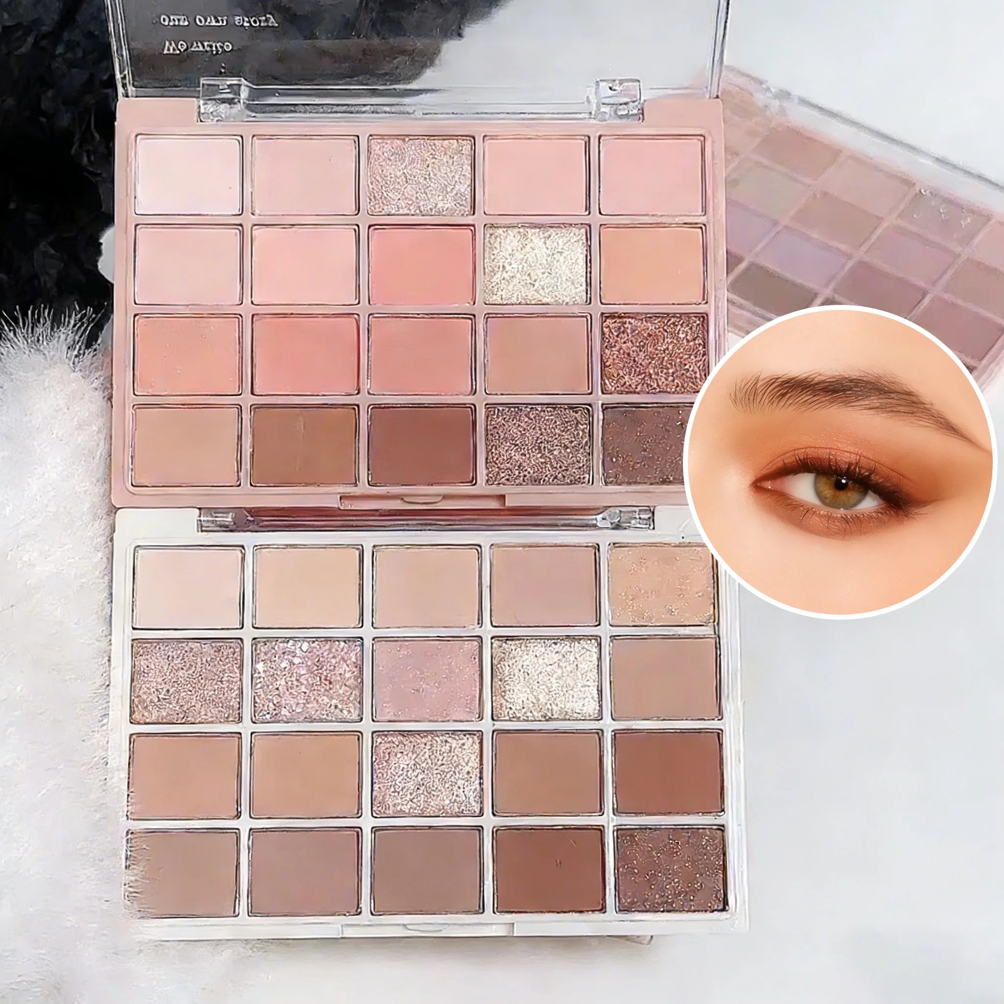 20-Color Multicolor Eyeshadow Palette Nude Earth Tones