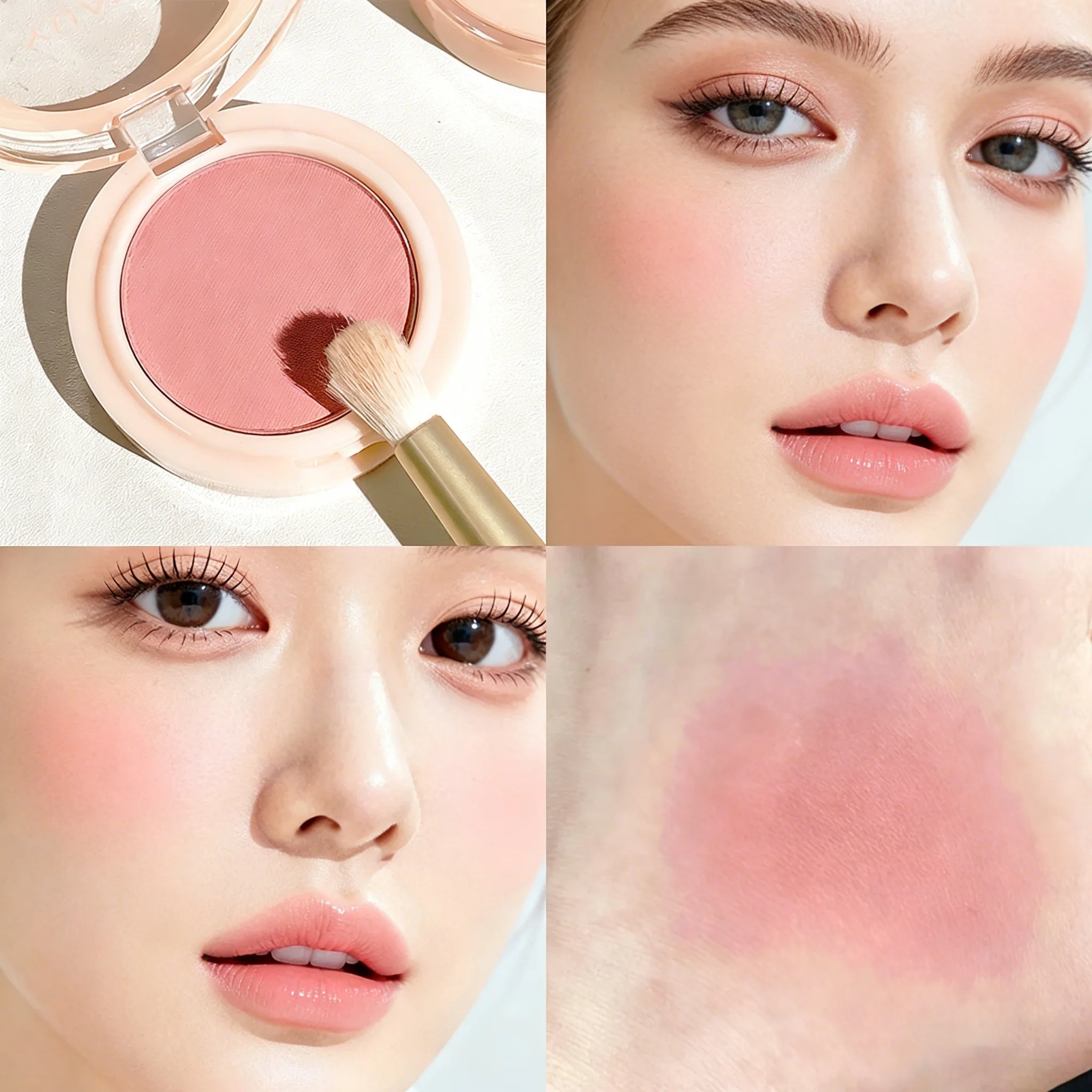 Daily Matte Blush Collection Natural Glow Buildable Cheek Color Long-Lasting