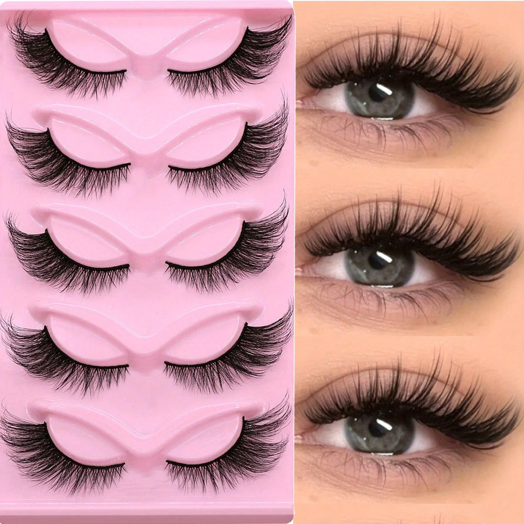 15Pairs 3-Pack Cat Eye Lashes Long Lashes Cat Eye Look Wispy Lashes