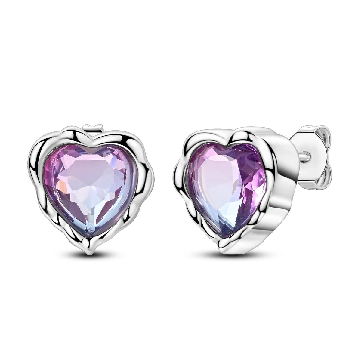Elegant S925 Sterling Silver 18k Gold Classic Knot Stud Earrings For Ladys