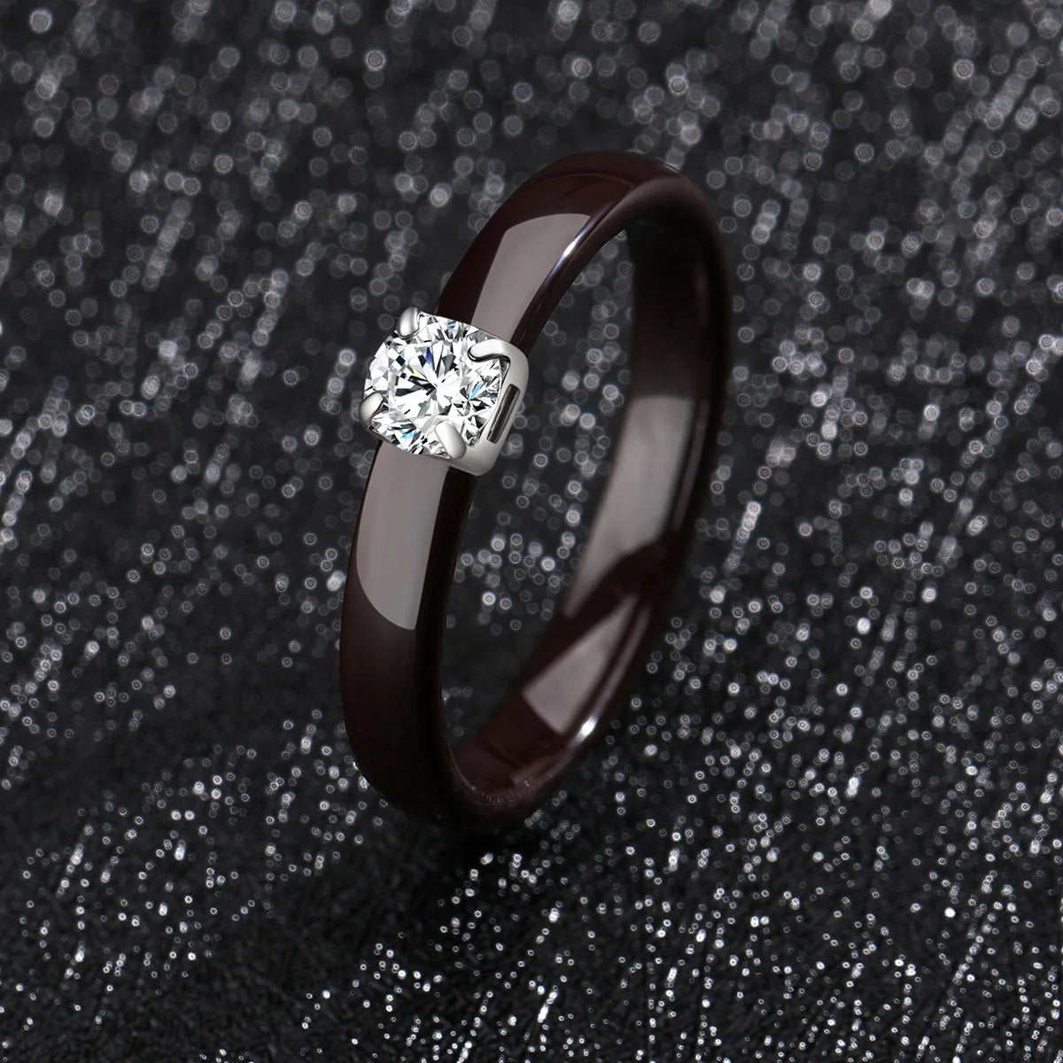 Classic Ring for Women Ceramic 3mm