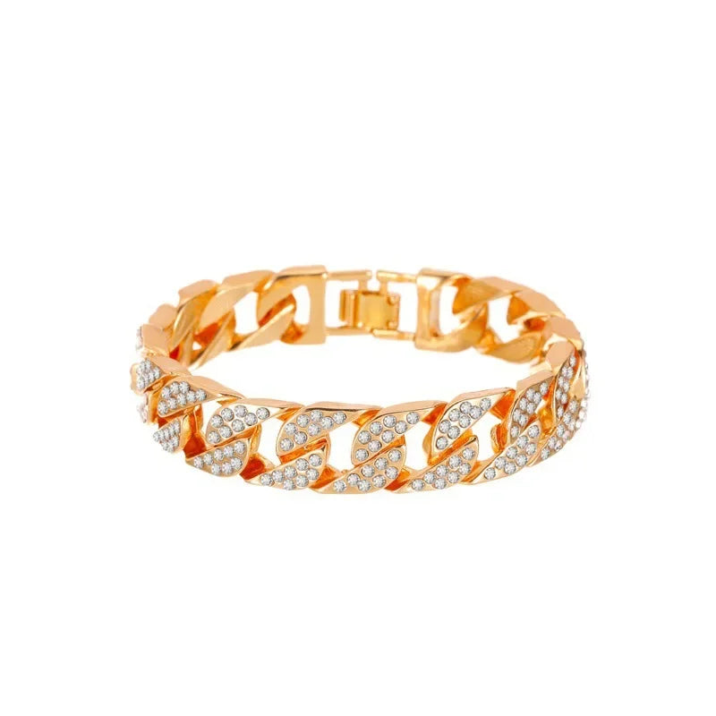 Silver Color Zircon Hollow Out Bracelets For Women