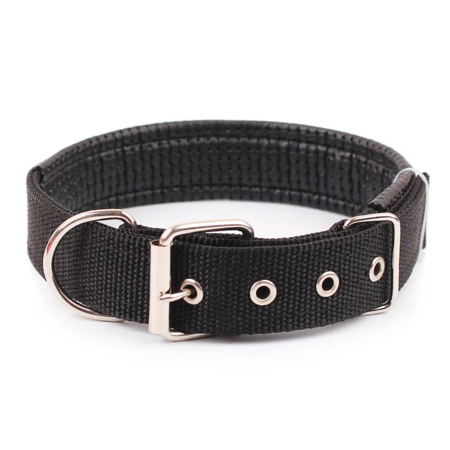Solid Dog Collars  Nylon Dog Collar For Small Medium Large Dogs