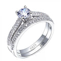 925 Sterling Silver Ring Set For Women