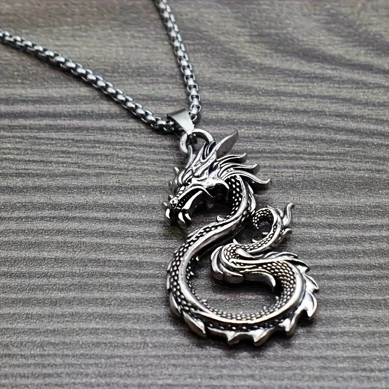 Creative dragon pendant necklace