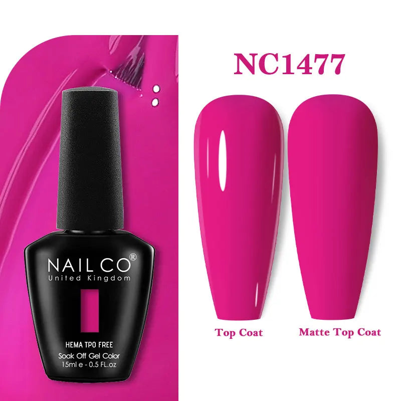 15ml TPO-Free Nail Gel Polish Semi Permanent Nails Art Manicure Design Hybrid Remover Gel Top Coat Ongle Gel UV