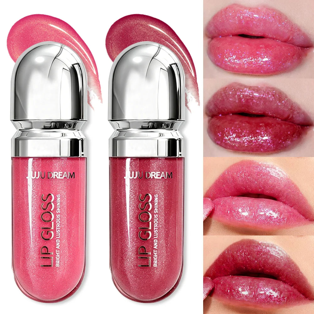 Shimmer Lip Gloss, Bright &  Shining Non-Sticky Lip Tint