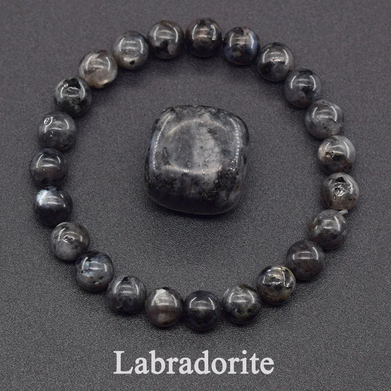 New Amethust Bracelet Made of Real Natural Stone Beads Bracelet