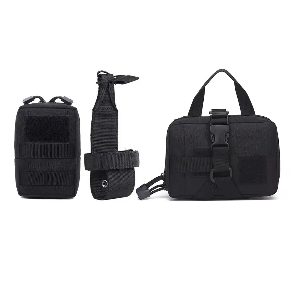 Dog Tactical Bags Set Molle Pouches Belt Attaching on Harness Sticker Military Dog Training Bags For Large Dogs