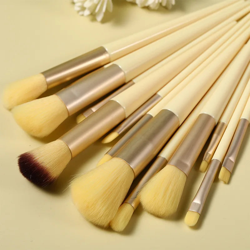 13 PCS Makeup Brushes Set Eye Shadow Foundation Women Cosmetic Brush Eyeshadow Blush Beauty Soft Make Up Tools