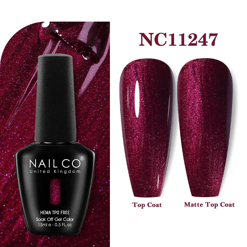 15ml TPO-Free Nail Gel Polish Semi Permanent Nails Art Manicure Design Hybrid Remover Gel Top Coat Ongle Gel UV