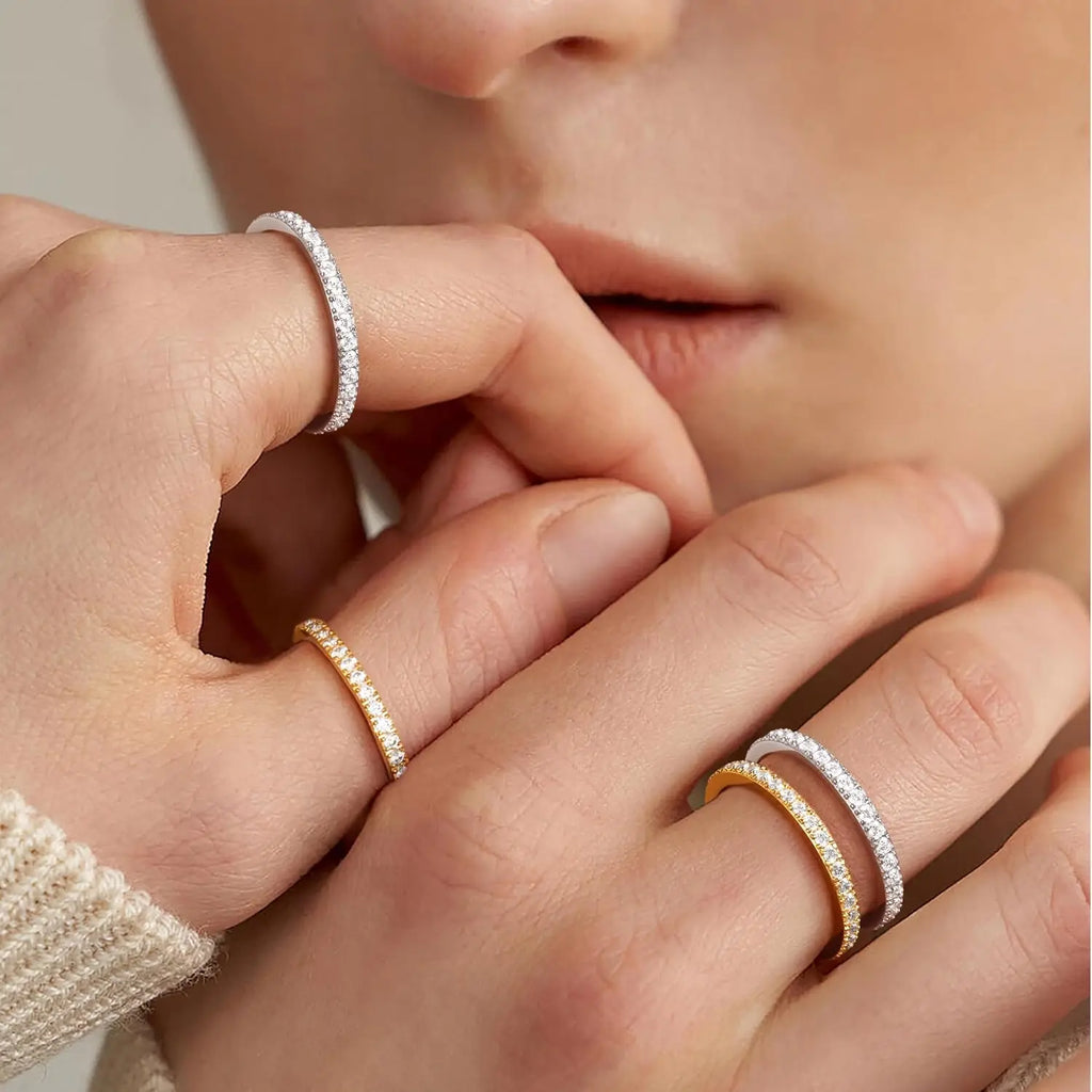 925 Sterling Silver Ring for Women, Non Tarnish