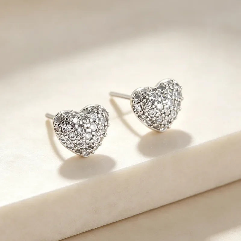 Gorgeous 925 Sterling Silver Needle Stud Earrings