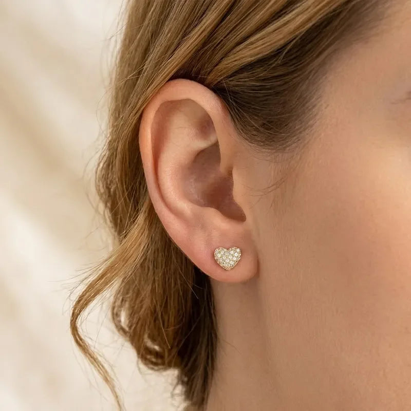 Gorgeous 925 Sterling Silver Needle Stud Earrings