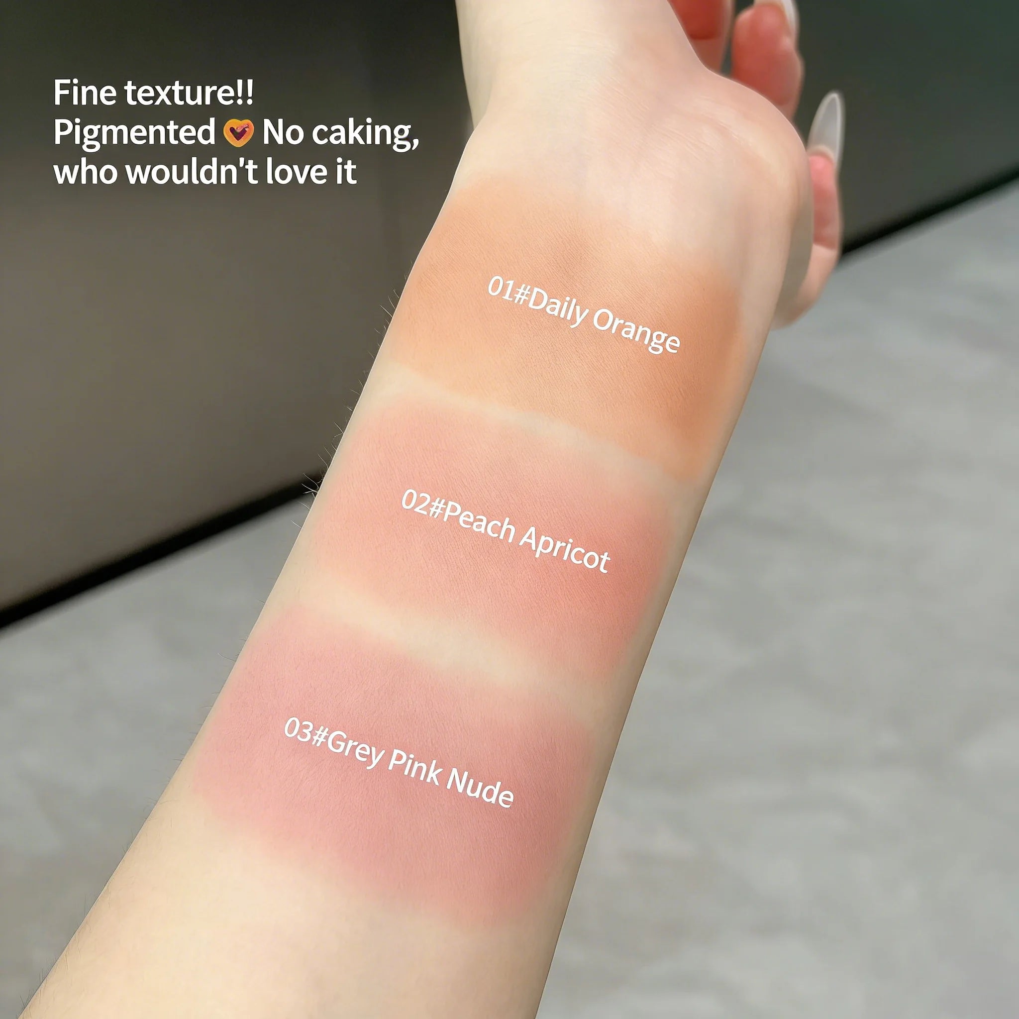 Daily Matte Blush Collection Natural Glow Buildable Cheek Color Long-Lasting