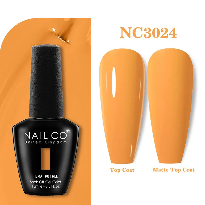 15ml TPO-Free Nail Gel Polish Semi Permanent Nails Art Manicure Design Hybrid Remover Gel Top Coat Ongle Gel UV