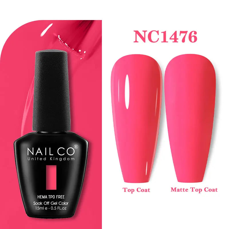 15ml TPO-Free Nail Gel Polish Semi Permanent Nails Art Manicure Design Hybrid Remover Gel Top Coat Ongle Gel UV