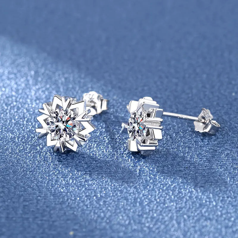 Elegant 925 Sterling Silver Classic Earrings For Women