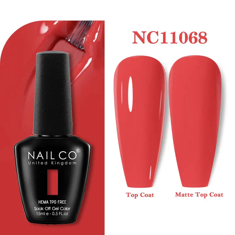 15ml TPO-Free Nail Gel Polish Semi Permanent Nails Art Manicure Design Hybrid Remover Gel Top Coat Ongle Gel UV