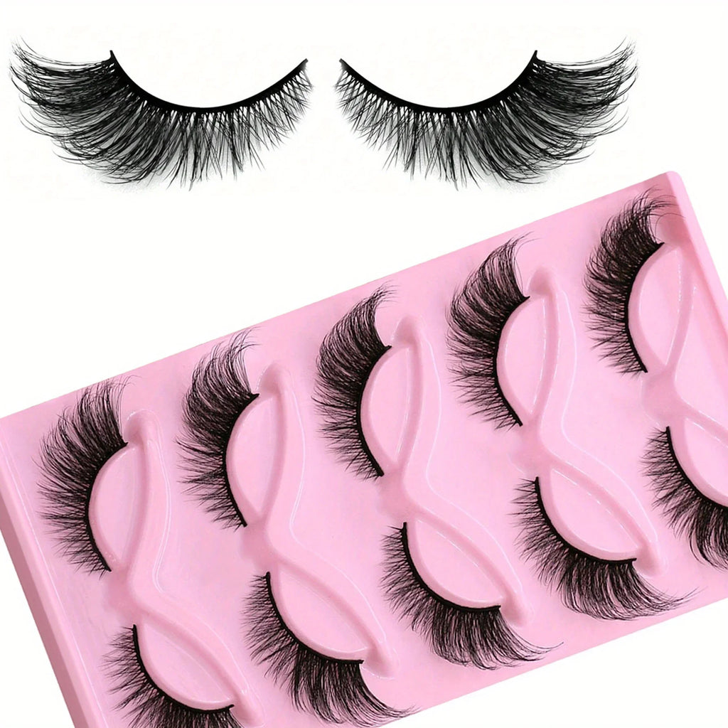 15Pairs 3-Pack Cat Eye Lashes Long Lashes Cat Eye Look Wispy Lashes