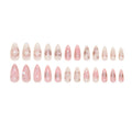 24Pcs/set Sweet Bow False Nails Press On Nails