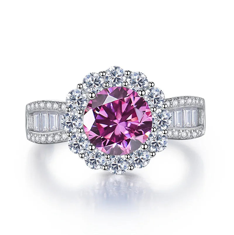 Luxury S925 Sterling Silver Ring Classic Retro Style