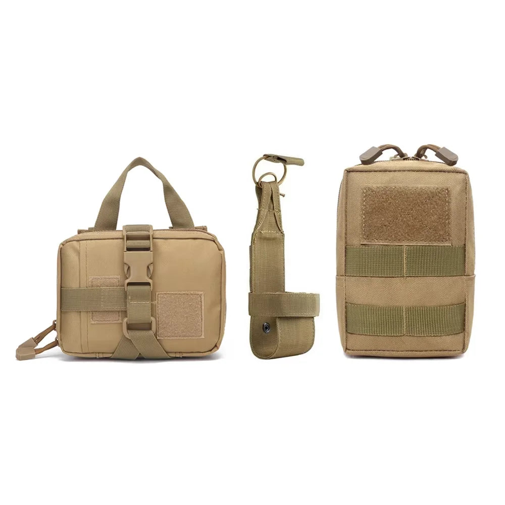 Dog Tactical Bags Set Molle Pouches Belt Attaching on Harness Sticker Military Dog Training Bags For Large Dogs