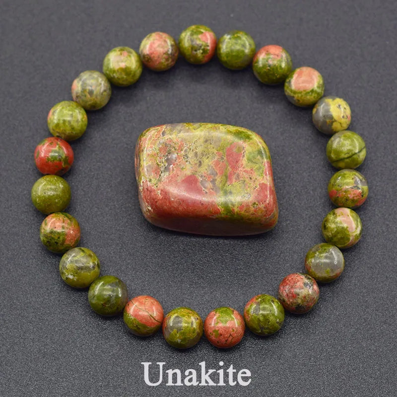 New Amethust Bracelet Made of Real Natural Stone Beads Bracelet