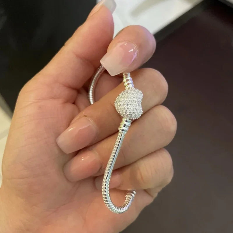 Hot Selling High Quality Authentic 925 Sterling Silver Snake Chain Bracelets