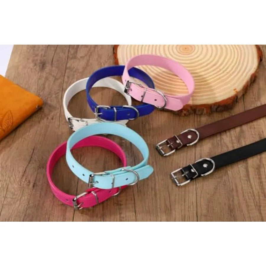 Soft Leather Dog Collar for Small, Medium, Large Dog, Comfortable and Adjustable
