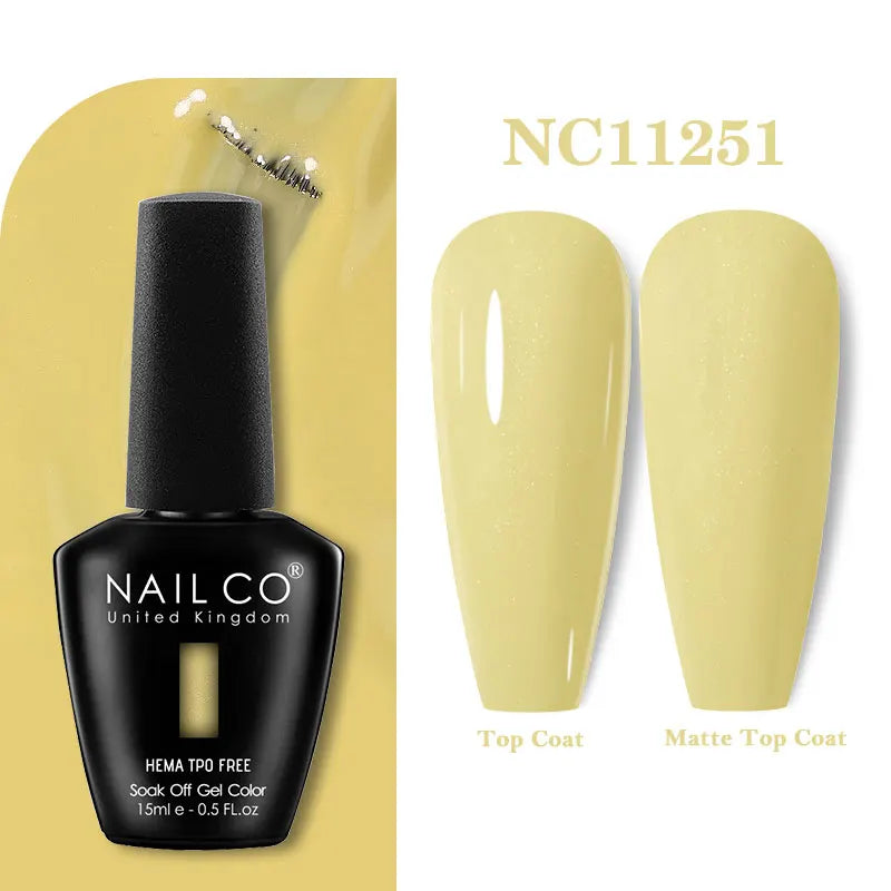 15ml TPO-Free Nail Gel Polish Semi Permanent Nails Art Manicure Design Hybrid Remover Gel Top Coat Ongle Gel UV