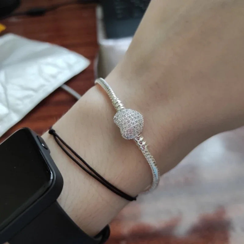 Hot Selling High Quality Authentic 925 Sterling Silver Snake Chain Bracelets