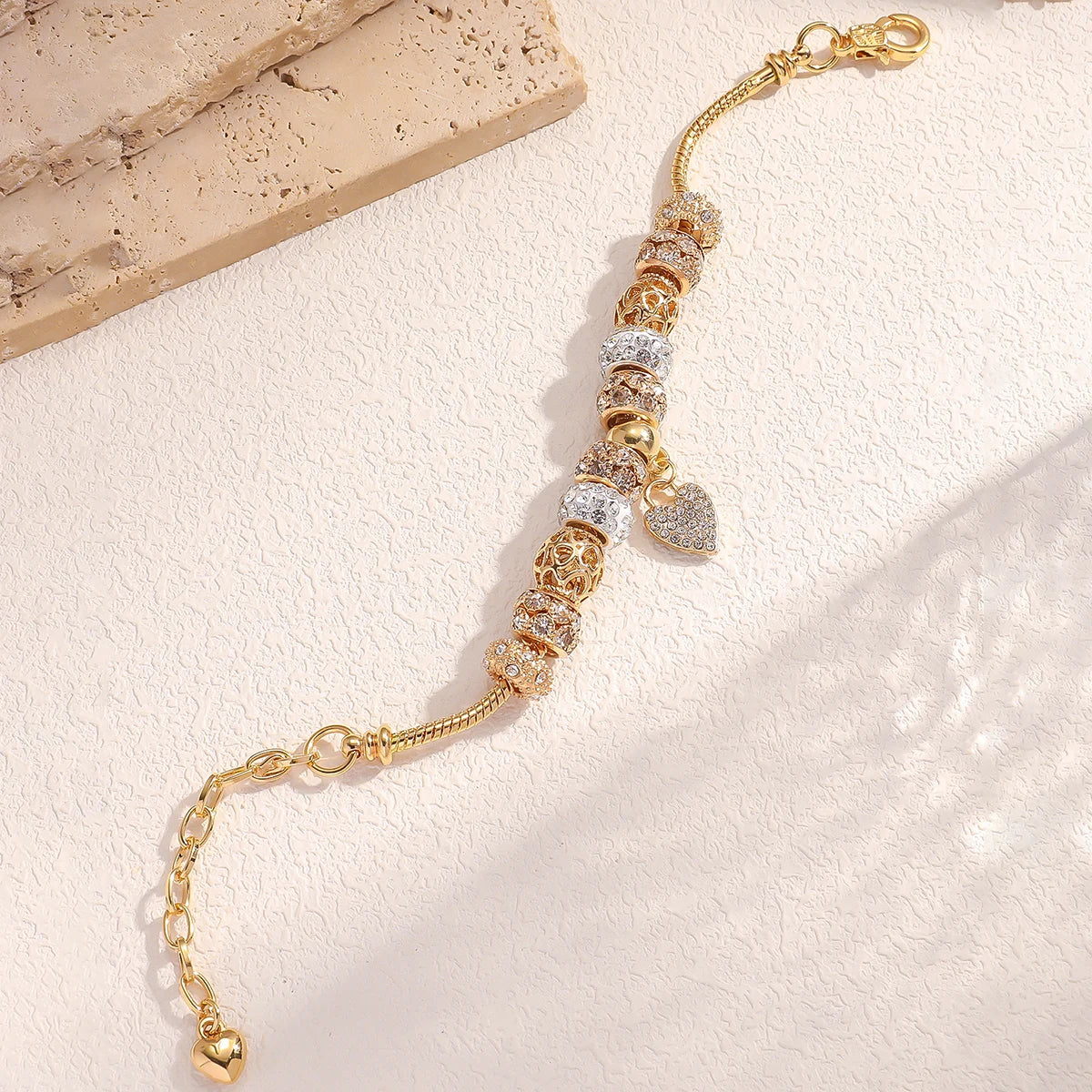 Women Fashion Panjidorado Element Charm Bracelet