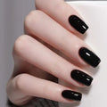 24Pcs Shiny Wine Red False Nails Artificial Press On Fake Nail Short Stiletto DIY Lady Nails