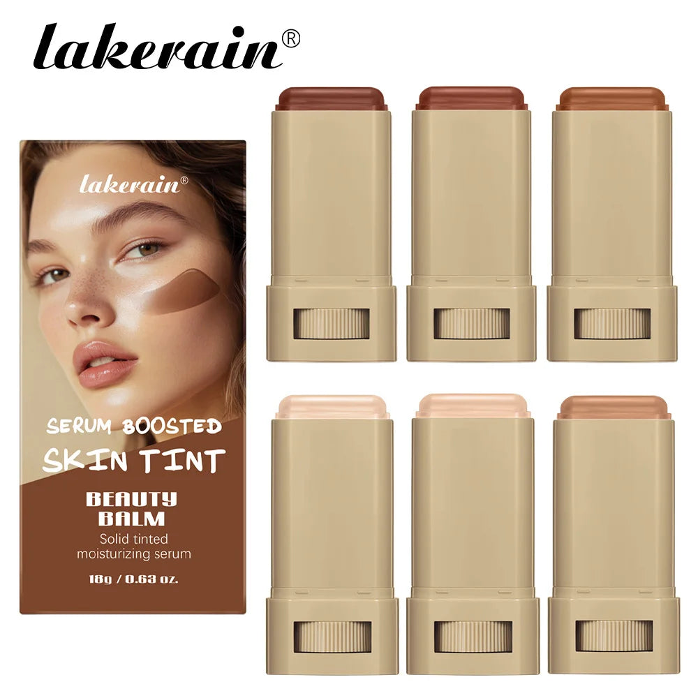 Skin Tint Foundation Stick Moisturizing & Non-Sticky Concealer Base Foundation