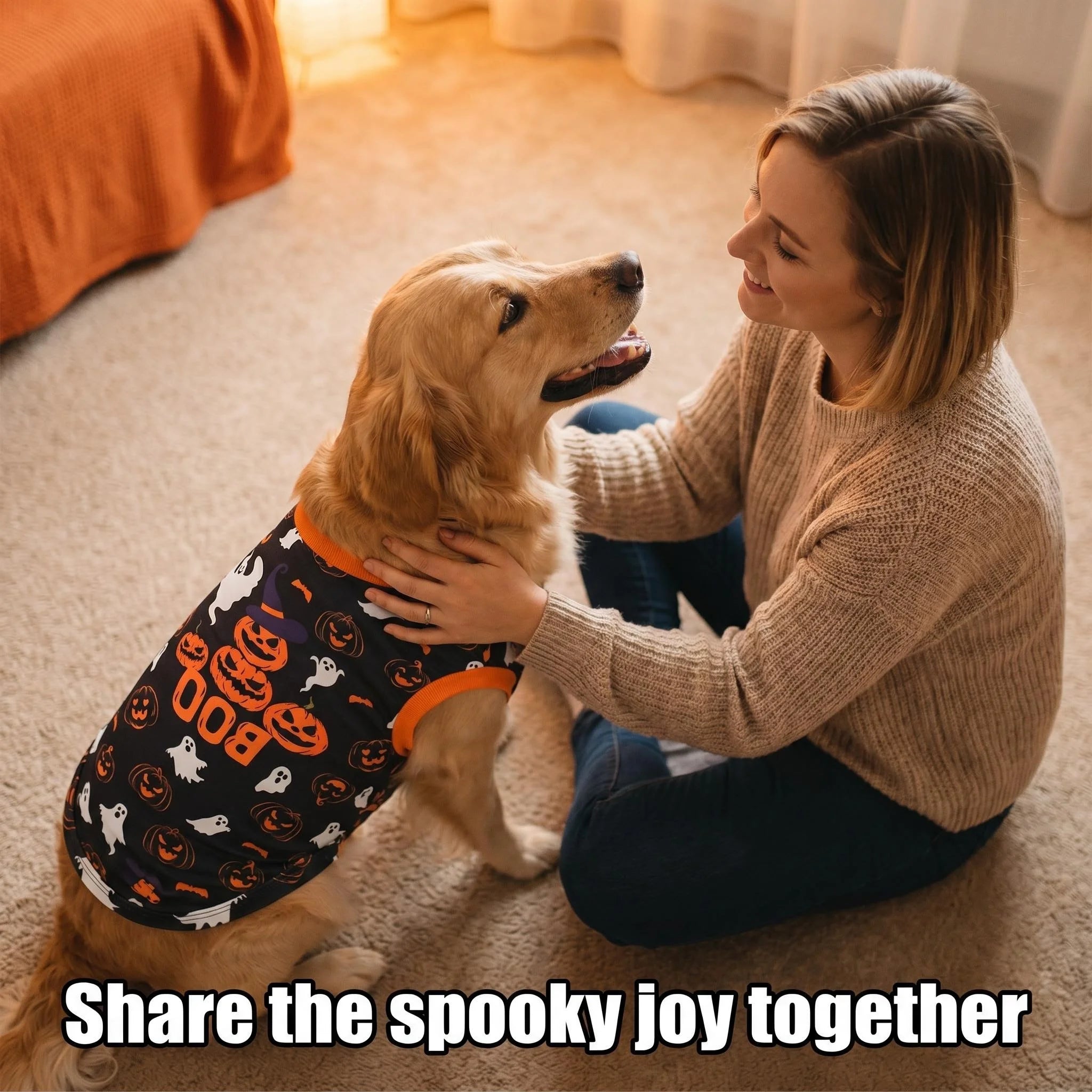 Halloween Dog Clothes for Small Dogs, Soft and Breathable