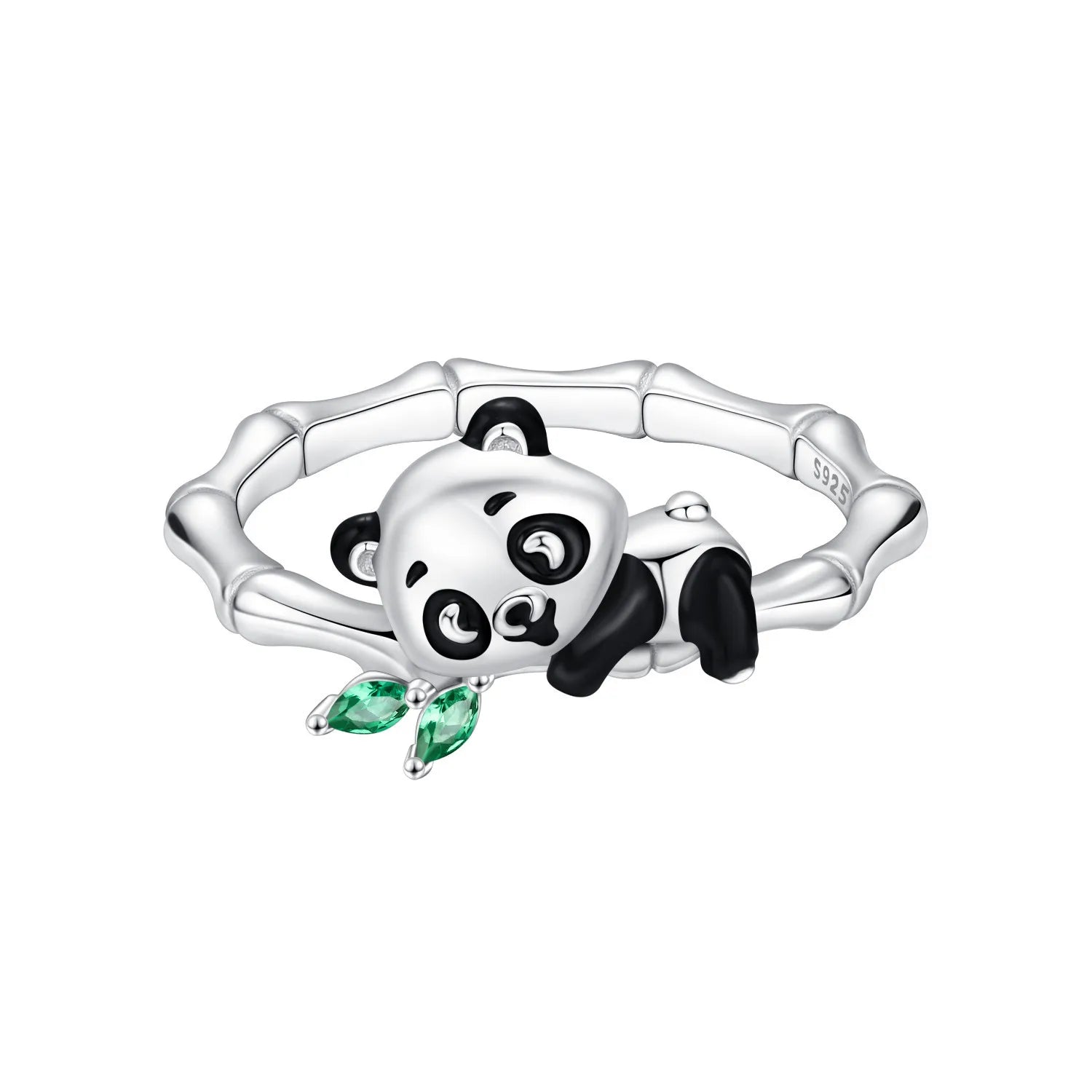 Elegant S925 Sterling Silver Vintage Pattern Closed Ring For Women