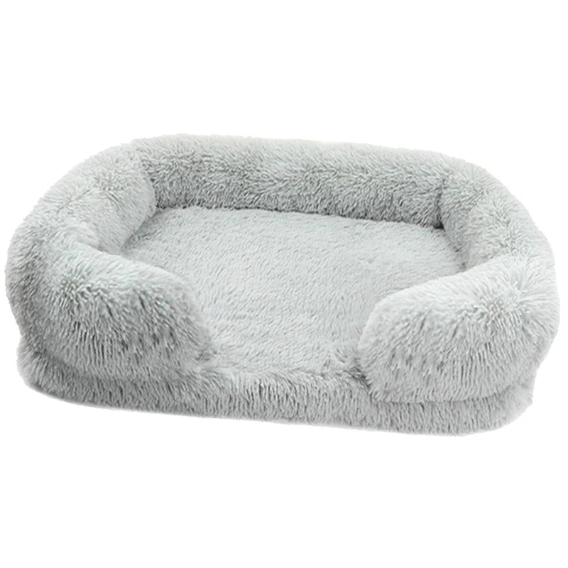 Thickened orthopedic dog bed for large dogs easy to remove and wash plush cover