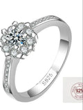 Luxury 925 Sterling Silver Classic Ring for Women