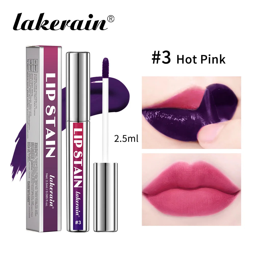Peel Off Lip Stain 3 Colors Reveal Long Lasting Waterproof