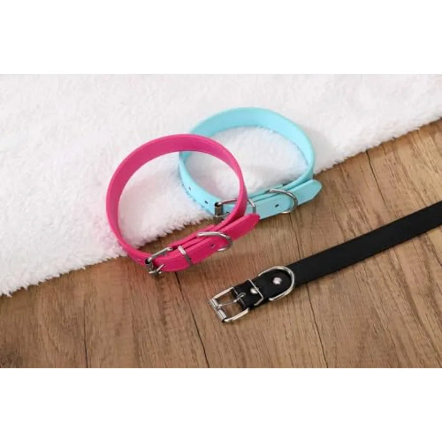Soft Leather Dog Collar for Small, Medium, Large Dog, Comfortable and Adjustable