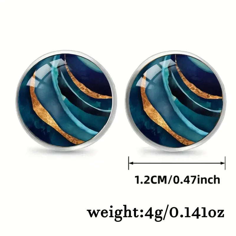 Elegant Stud Earrings, Vintage Style Jewelry for Women & Men