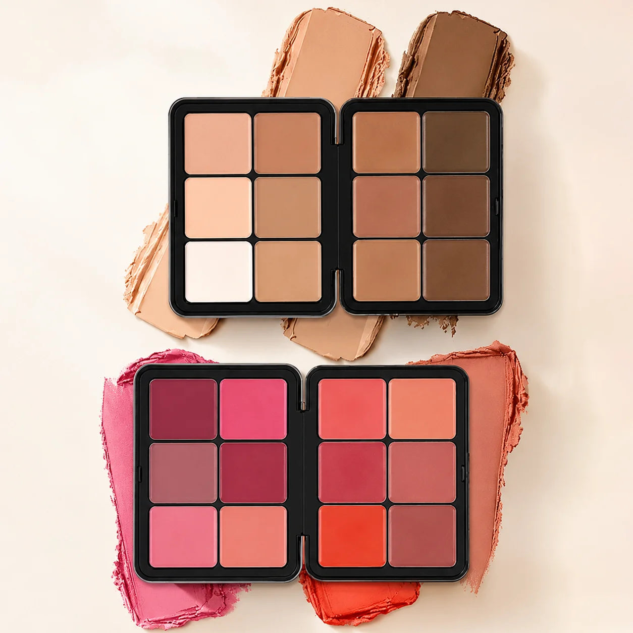 Cream Blush Contour Concealer Palette, 12 Shades