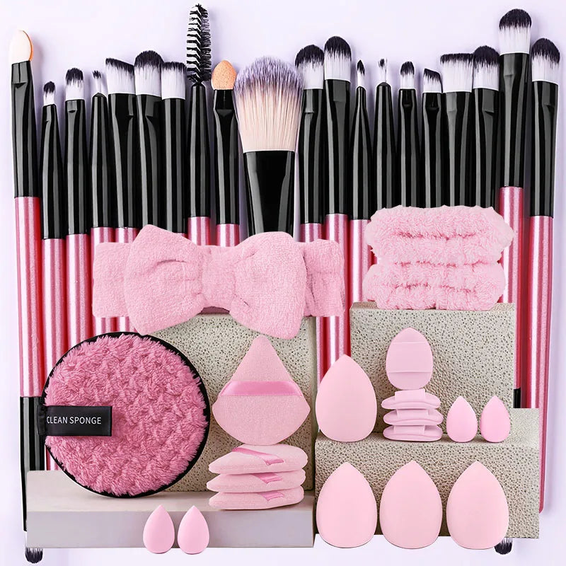 Makeup Brush Set 20Pcs Kit Soft Fluffy Eye Shadow Brushes Cosmetic Foundation Powder Highlighter Beauty Tool